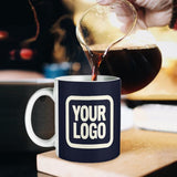 Custom Navy Cream Mug