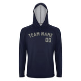 Custom Navy Gray UV-Hoodie