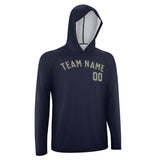Custom Navy Gray UV-Hoodie
