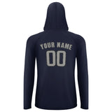 Custom Navy Gray UV-Hoodie