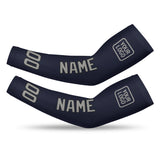 Custom Navy Gray Arm Sleeve