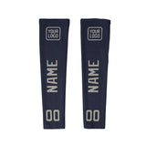 Custom Navy Gray Arm Sleeve