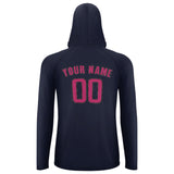 Custom Navy Pink UV-Hoodie