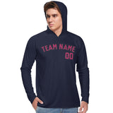 Custom Navy Pink UV-Hoodie