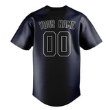 Custom Navy & Black Colors Design Sports Baseball Jersey