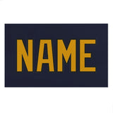 Custom Navy Yellow Beach Towel