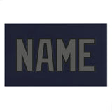 Custom Navy Dark Grey Beach Towel