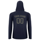 Custom Navy Dark Grey UV-Hoodie