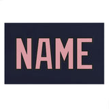 Custom Navy Light Pink Beach Towel