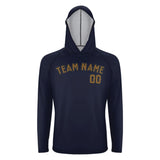 Custom Navy Khaki UV-Hoodie