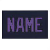 Custom Navy Light Purple Beach Towel