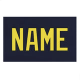 Custom Navy Light Yellow Beach Towel