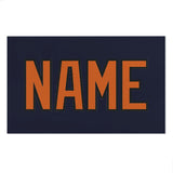 Custom Navy Orange Beach Towel