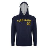 Custom Navy Gold UV-Hoodie