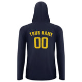 Custom Navy Gold UV-Hoodie