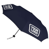 Custom Navy White Automatic Umbrella