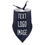 Custom Navy White Pet Scarf