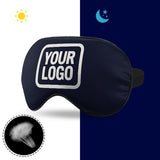 Custom Navy White Sleep Mask
