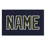 Custom Navy Olive Beach Towel