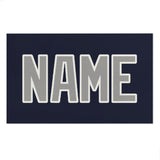 Custom Navy Gray Beach Towel