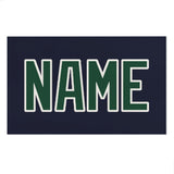 Custom Navy Green Beach Towel