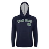 Custom Navy Green UV-Hoodie