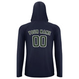 Custom Navy Dark Green UV-Hoodie