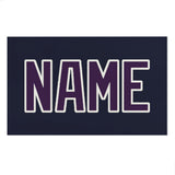 Custom Navy Purple Beach Towel