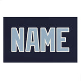 Custom Navy Light Blue Beach Towel