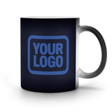 Custom Navy Sky Blue Magic Mug