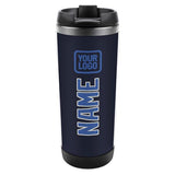 Custom Navy Sky Blue Stainless Steel Water Cup