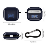 Custom Navy Sky Blue AirPods Case (3rd Generation)