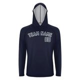 Custom Navy Blue UV-Hoodie