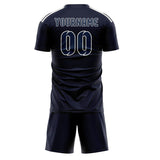 Custom Navy Blue Soccer Jersey