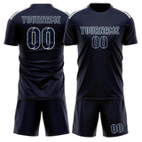 Custom Navy Blue Soccer Jersey
