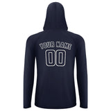 Custom Navy Navy UV-Hoodie