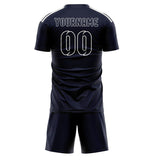 Custom Navy Navy Soccer Jersey
