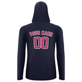 Custom Navy Pink UV-Hoodie