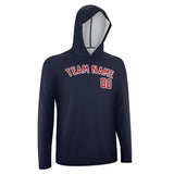Custom Navy Red UV-Hoodie