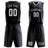 Custom Navy White Basketball Set