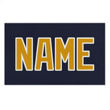 Custom Navy Yellow Beach Towel