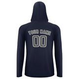 Custom Navy Dark Grey UV-Hoodie