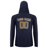 Custom Navy Khaki UV-Hoodie