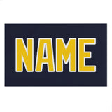 Custom Navy Gold Beach Towel