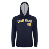 Custom Navy Gold UV-Hoodie