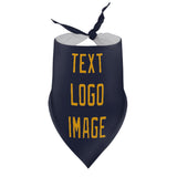 Custom Navy Yellow Pet Scarf