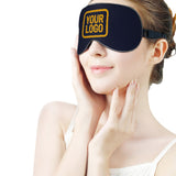 Custom Navy Yellow Sleep Mask