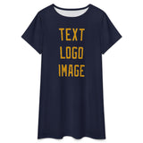 Custom Navy Yellow Nachthemd
