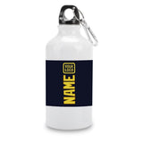 Custom Navy Light Yellow Sports Bottle
