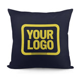 Custom Navy Light Yellow Pillowcase